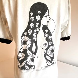 Medium Graphic Tee Hilary Jane Artwork